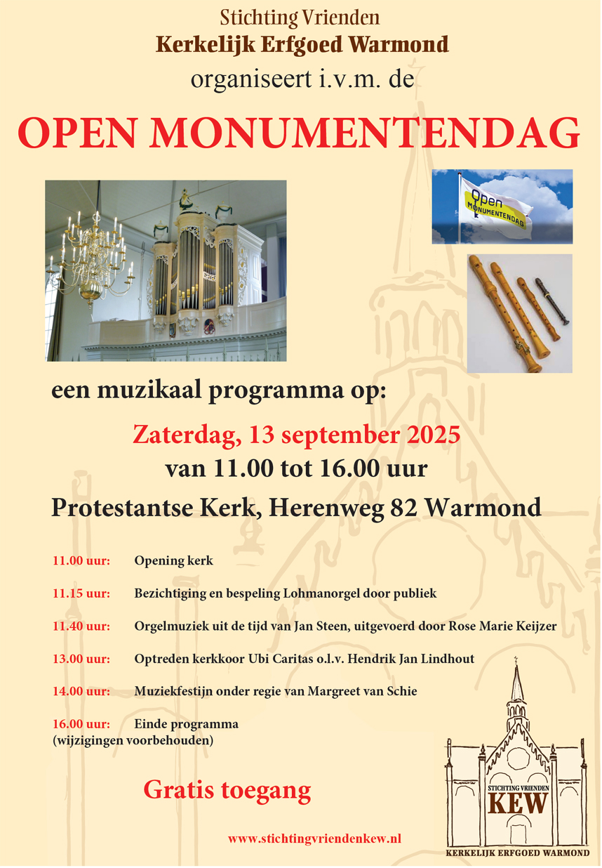 Open Monumentendag 13 september 2025